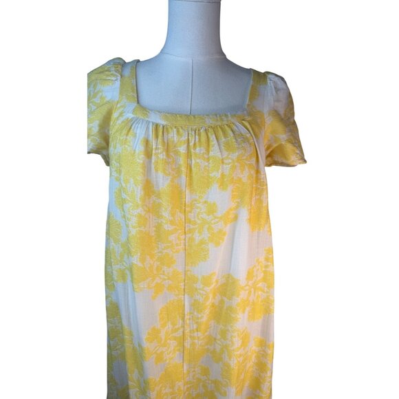 2/$30 ZARA XS-S Yellow & White Floral Cotton Dress - Picture 8 of 14